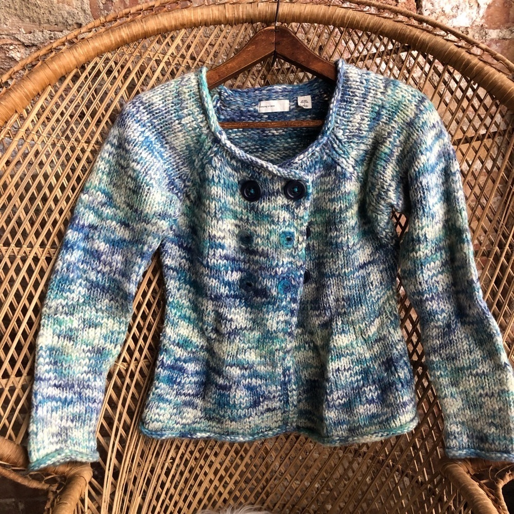 Sleeping on Snow Wool Blend Anthropology Cardigan Sweater